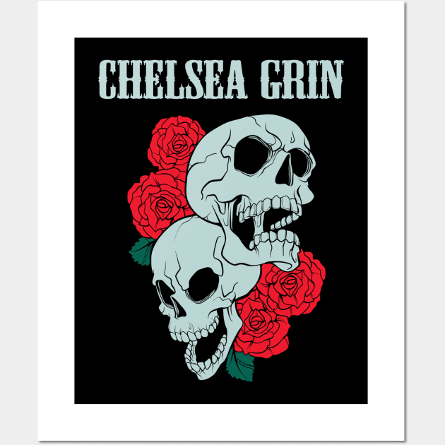 CHELSEA GRIN BAND Wall Art by dannyook